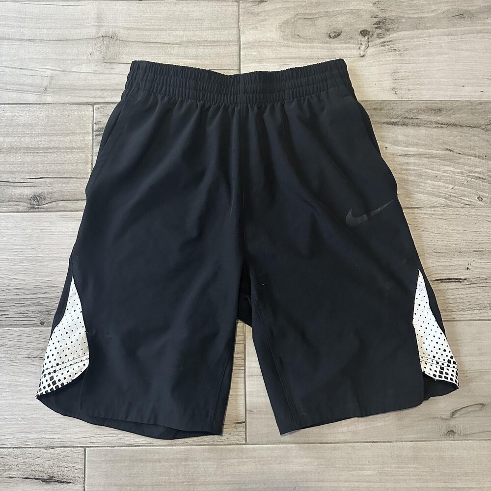 Nike Dri-Fit 7" Shorts Mens Large Black Training Running Side Vents 856073-010